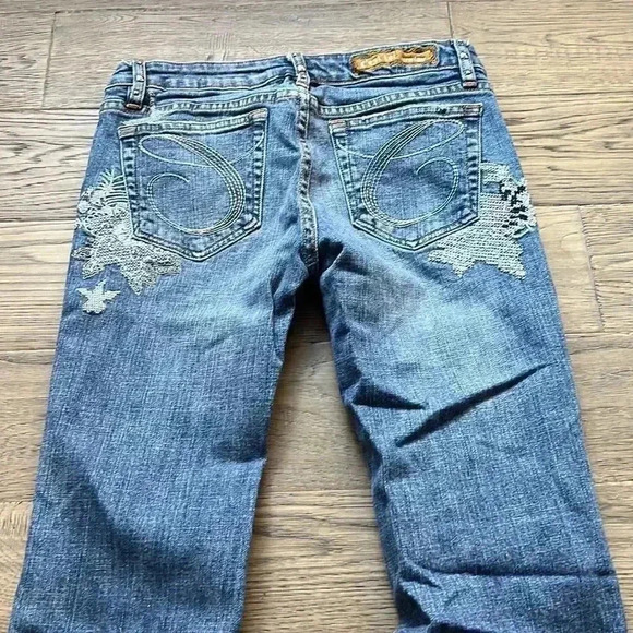 𝅺c’est Toi | Vintage Y2K  jeans with slight flare - Picture 8 of 11